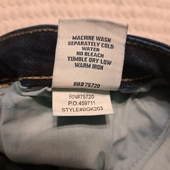 BKE Stella Slim Fit Low Rise Straight Jeans Size 29x31 1/2 - Picture 5 of 11